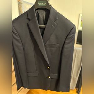 Men’s Navy & Gold Button Blazer - Lauren Ralph Lauren
